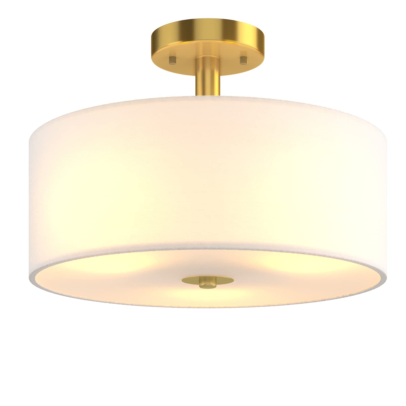 Arlime Glass Drum Ceiling Light