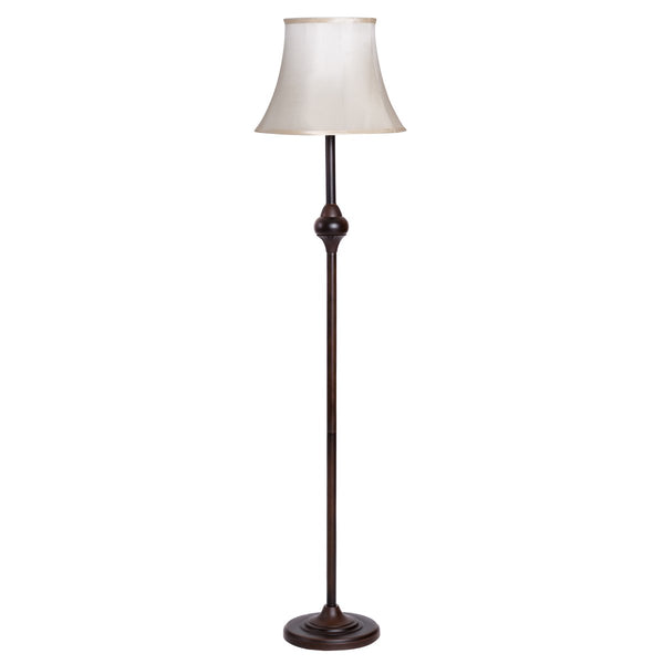 Floor Lamp, Bronze Classic Traditional Style Drum Shade Home Office Bedroom Living Room Tall Floor Light, 59 inches